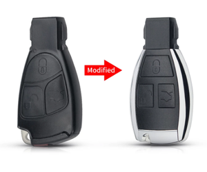 10x Modified Replacement Smart Car <strong>Key</strong> Shell 3 Buttons Car <strong>Key</strong> Shell for Mercedes Benz B C E ML S CLK CL