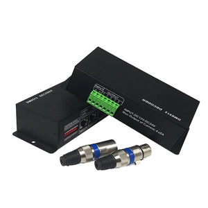 DMX512 Decoder LED Signal Converter Controller JR45 Mit XLR-Stecker DC 12V 24V DMX512/1990 bis RGB 24A RGBW 32A PWM Dimm signal - Product Image 6