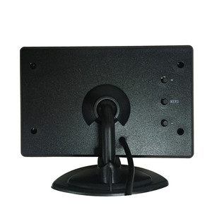 Monitor LCD de 3,5 pulgadas Entrada 2AV 12V Monitor de tablero Vista trasera frontal Mini Pantalla de coche