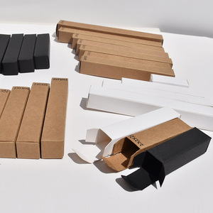 Custom Printing the logo <strong>White</strong> Cardboard Kraft Paper Black Card Cosmetics 5ML <strong>10ML</strong> Paper <strong>Box</strong> Perfume Essential Oil Packaging <strong>Box</strong> - Product Image 1