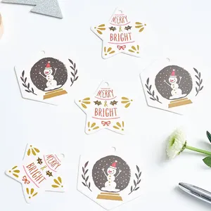 Etiquetas colgantes de logotipo personalizado reutilizables E-Magic, etiqueta colgante de cuerda al por mayor para ropa, etiqueta de tamaño propio personalizado - Product Image 6