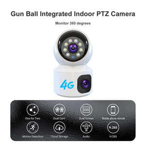 V380กล้องรักษาความปลอดภัยอัจฉริยะในร่มเลนส์คู่4G 3MP HD ไร้สาย IP กล้องนิรภัยขนาดเล็ก PTZ พร้อมโหมดกลางคืนและสัญญาณเตือนสำหรับใช้ในบ้าน - Product Image 4