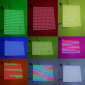 Pixel-LED-Matrix Individuell adressierbar 8 X8 SMD5050 RGB Traum farbe WS2812 SK6812 LC8816E LED-Anzeige bildschirm LED-Flächen leuchte