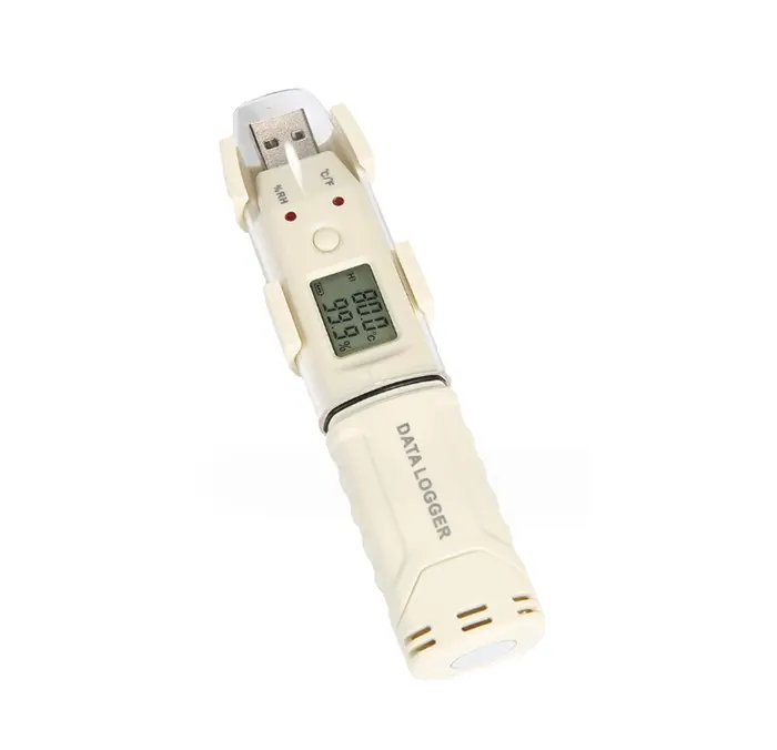 El registrador de datos de temperatura y humedad GM1365 puede exportar datos usando el Registrador de temperatura USB Termómetro digital Higrómetro