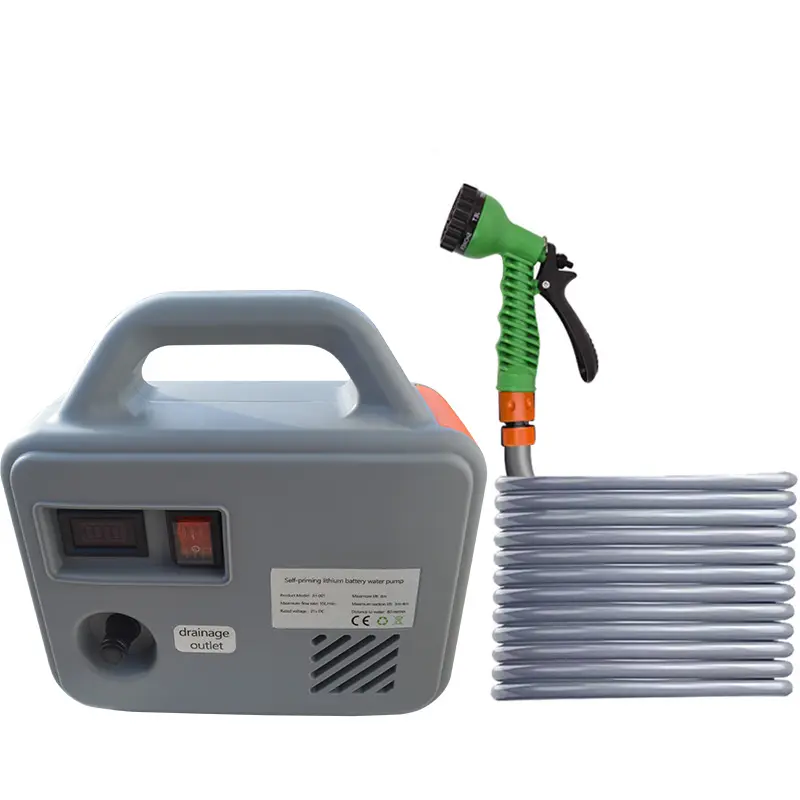 Pour jardin ferme arrosage 21V pompe à eau pompe de pulvérisation portable 100w batterie au lithium pompe à eau électrique Jet pistolet à eau pompes