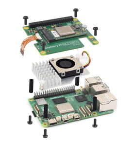 Raspberry Pi 5 AI Kit Hailo AI Beschleunigung modul mit Raspberry Pi M.2 HAT, 13Tops Rechen leistung, Raspberry Pi 5 HAT - Product Image 2