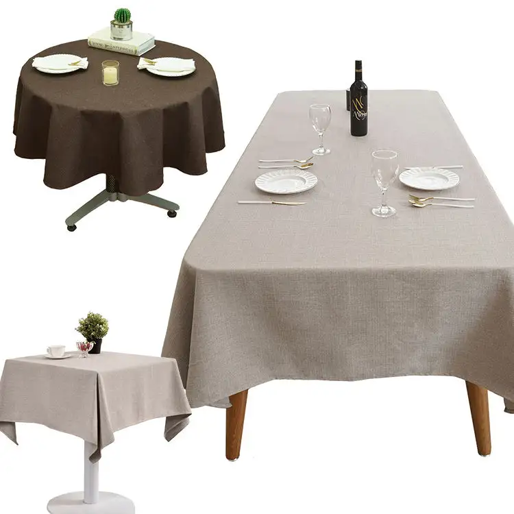 Nappe de שולחן מנטל פרזה מזס דה קישוטסיון טלה בד שולחן עגול לאירועים רגיל