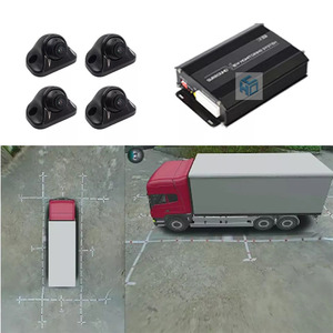 4通道防水卡车摄像系统，带360度鸟瞰图左后右监控摄像系统 - Product Image 1
