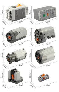 Motor de bloques de construcción compatible con genuina Power Group PF Componentes electrónicos Juegos de engranajes para bloques de construcción - Product Image 2