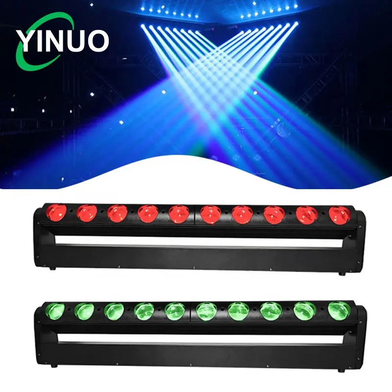 Bühnen lichter Pixel Sharpy Beam Bar Licht 10x40w RGBW 4 in1leds LED 12 YINUO G80 Laserlicht Moving Head Beam Disco Party-15-45
