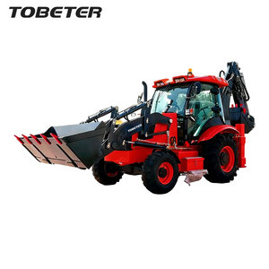 Máy xúc đào mini đa năng JCB động cơ Diesel CE Epa mới, máy đào nông nghiệp, máy xúc đào bánh lốp 4x4 - Product Image 1