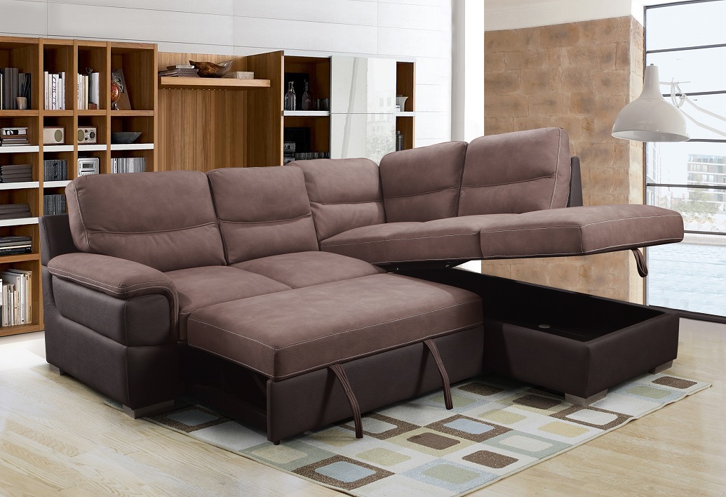 Modern style fabric sleeper sofa living room sofa sectionals sofa cum bed