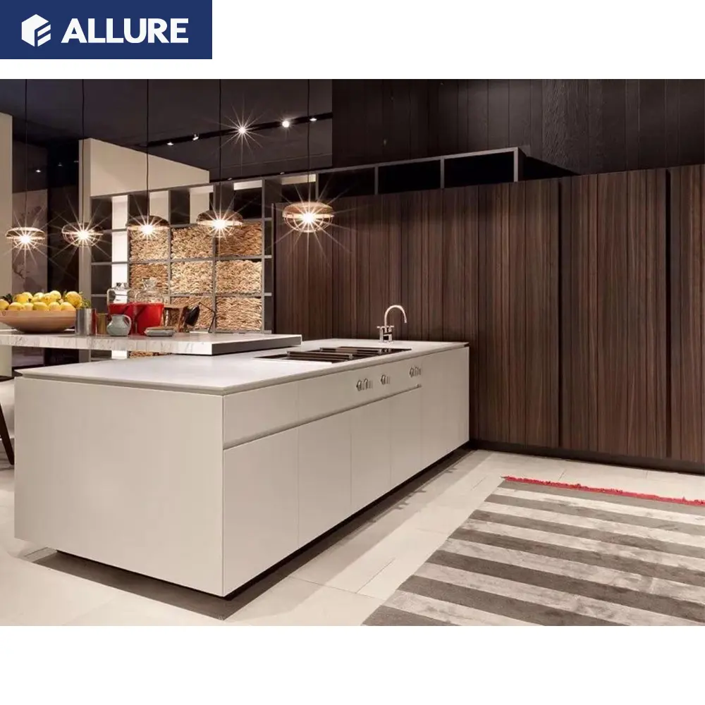 Allure Whole Modern Ideas Smart High Glossy Lacquer Empresas de gabinetes de cocina a la venta