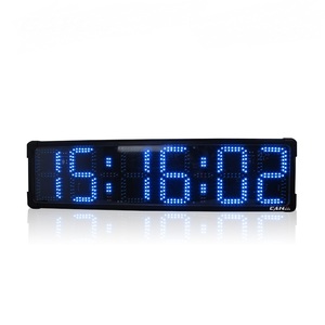 Ganxin 8 '6 cifre telecomando grande orologio da esterno con Timer a intervalli grande orologio da parete blu orologio da stadio Display a Led - Product Image 3