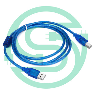 USB 2.0 1,5 M Stecker-Stecker-Kabel Kupferkabel für Computer drucker Telefon Barcode-Scanner mit Lade funktion
