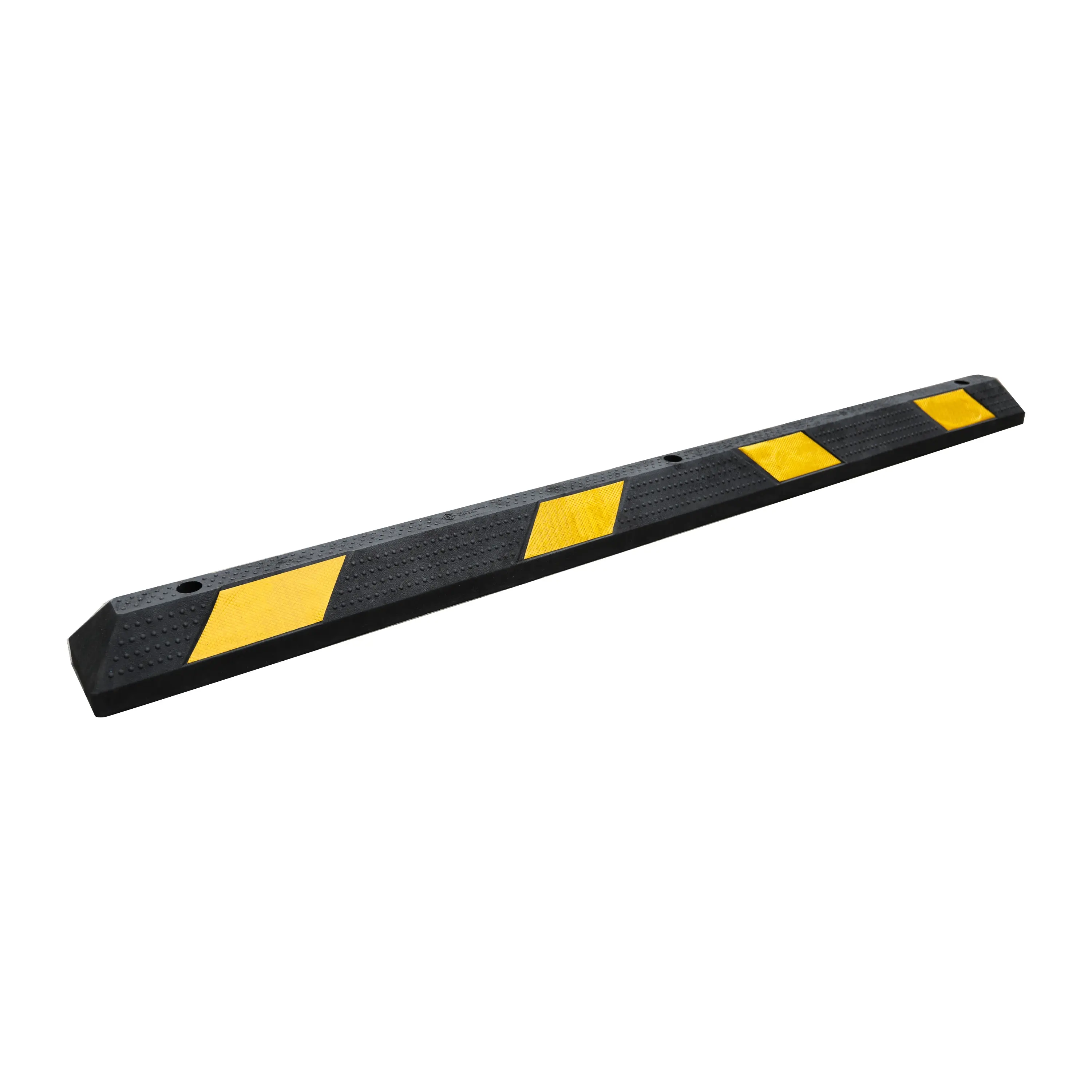 Durable 183cm Polymer Of Rubber And Plastic Wheel Stoppers Stop For Parking Lots