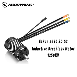 HOBBYWING EZRUN 5690 G2 1250KV sensörlü fırçasız motorlar için 1/5 1/6 RC Model araba yarışı Buggy aksesuarları - Product Image 2