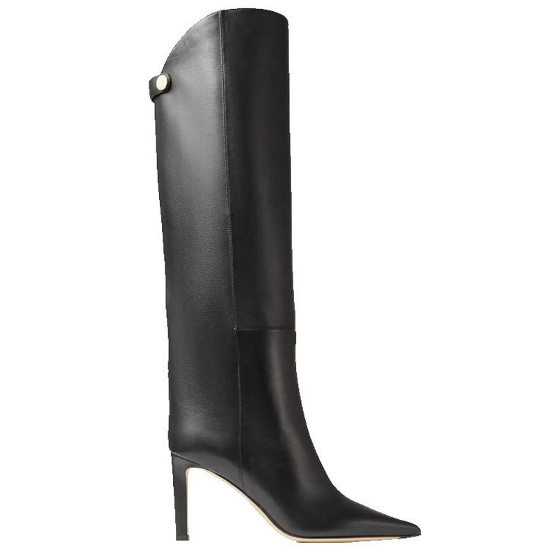 Surface en cuir noir
