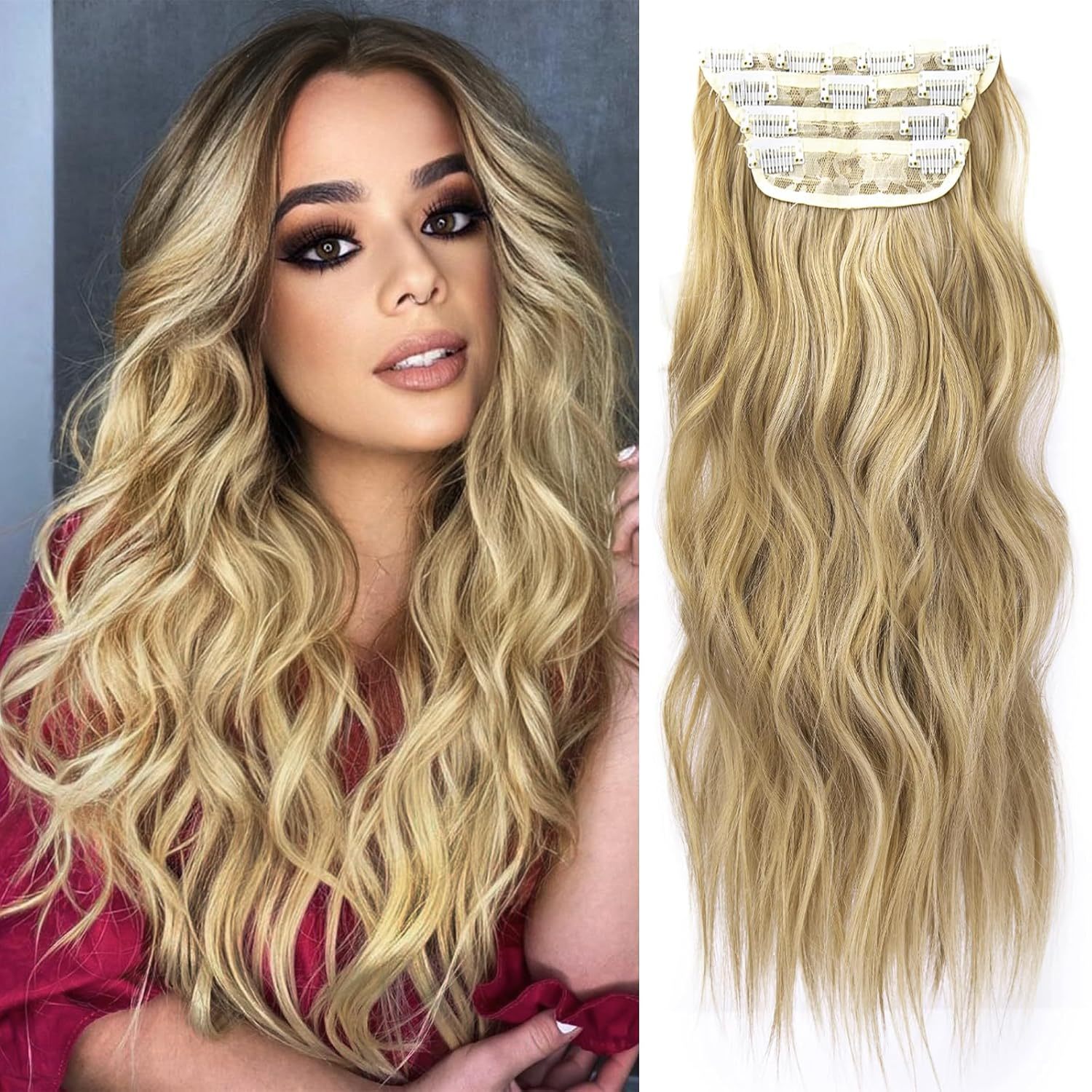 8ah613-ombre ash brown to bleach blonde