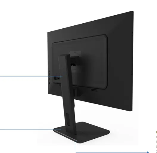 Supporto per Monitor da tavolo personalizzabile supporto per staffa Tv in vetro temperato Lcd/led regolabile per montaggio a parete Tv da 23 '''' ''-55" pollici