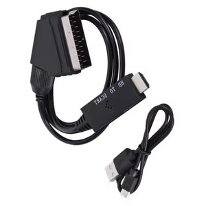 <strong>SCART</strong> to Converter 1080P 60Hz 720P 60Hz Video Converter <strong>SCART</strong> to HDTV Adapter <strong>SCART</strong> Converter Video Connection Cable - Product Image 1