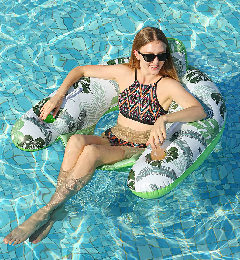 ฤดูร้อนInflatable Mermaidเครื่องบินRainbow Cowเด็กทารกCandyลอยLoungerสระว่ายน้ําพร้อมตาข่ายสระว่ายน้ําลอยเก้าอี้