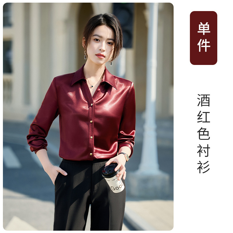 Burgundy shirt