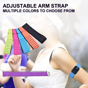 Running Elastic Arm Band Gym Correa de brazo de frecuencia cardíaca ajustable Correa de reloj Logotipo personalizado Correa de gancho y bucle - Product Image 5