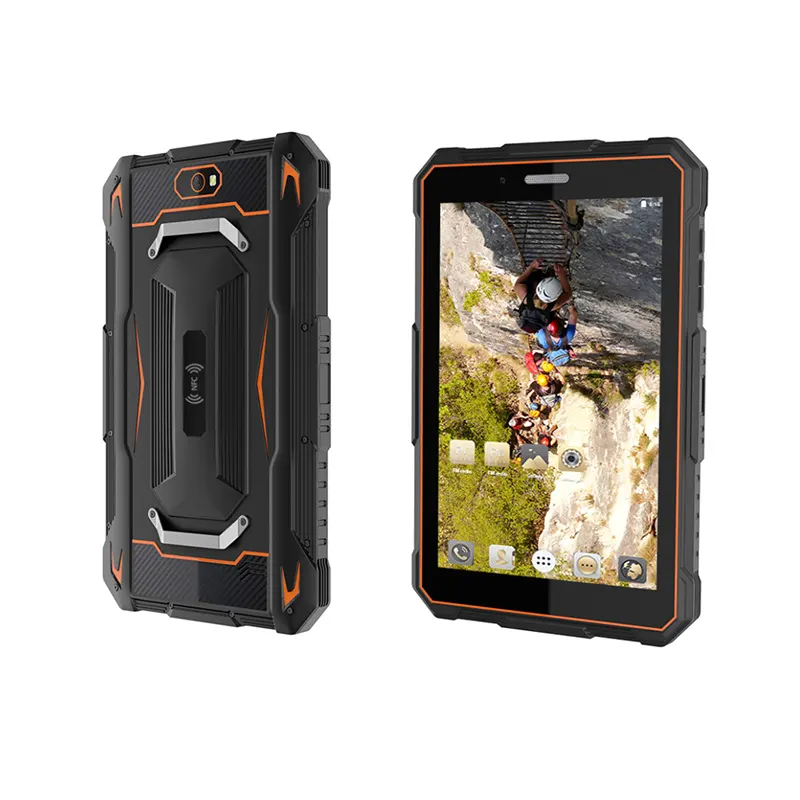 8 Inch Android IP65 Waterproof 4G Double Camera Front NFC Reader Industrial Hard Rugged Tablet