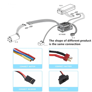 Su geçirmez fırçasız ESC 60A hız kontrol <span class=keywords><strong>RC</strong></span> pantolon Ac paletli için wltoys Hsp Redcat hpi eksenel Traxxas Tamiya <span class=keywords><strong>RC</strong></span> araba - Product Image 6