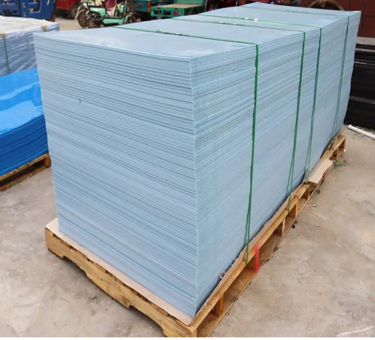 1.22*2.44m papan Uhmwpe Pe1000 pelat plastik potongan khusus dan dicetak bahan Uhmwpe"