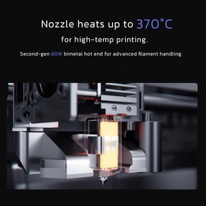 QIDI PLUS4 yüksek hız Max baskı 600 mm/sn tam otomatik tesviye 370 ° c doğrudan ekstruder endüstriyel büyük masaüstü FDM 3D yazıcı - Product Image 2