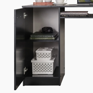 Escritorio de diseño simple y económico para ordenador con 3 cajones, escritorio de estudio en casa elegante y funcional, escritorio de trabajo, mesa de escritura versátil - Product Image 2