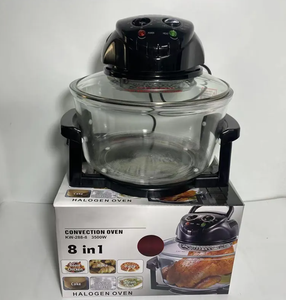多功能炊具台式玻璃空气油炸锅电动对流烤箱12L 1300瓦家用卤素烤箱 - Product Image 5