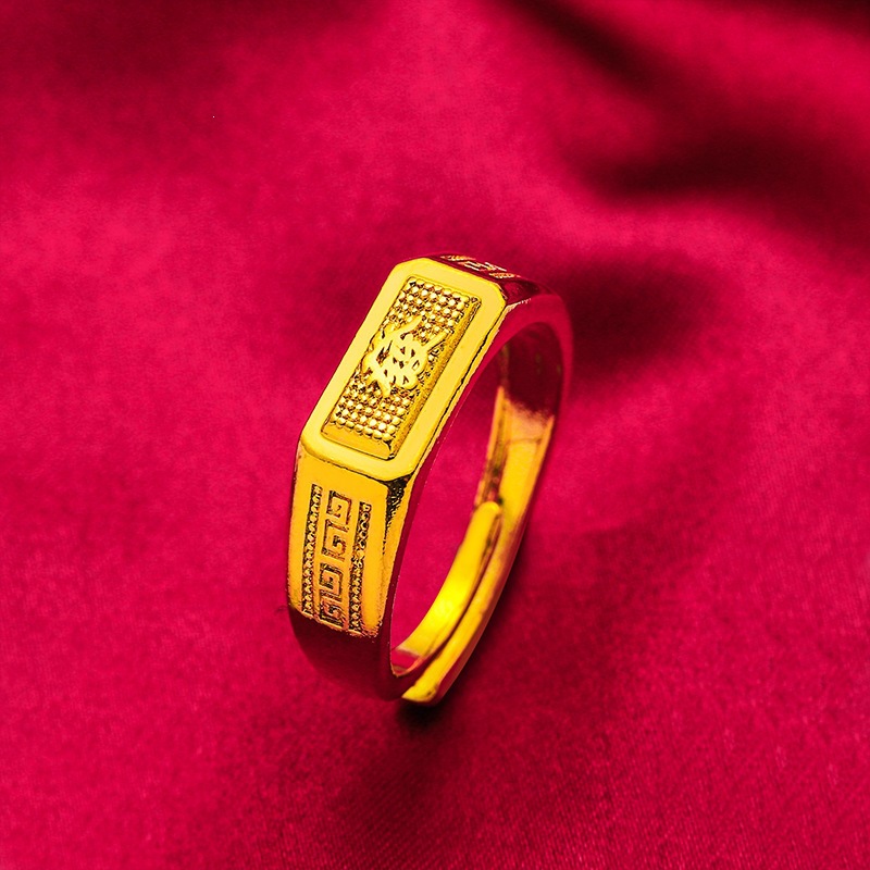 white A style hair white ring opening