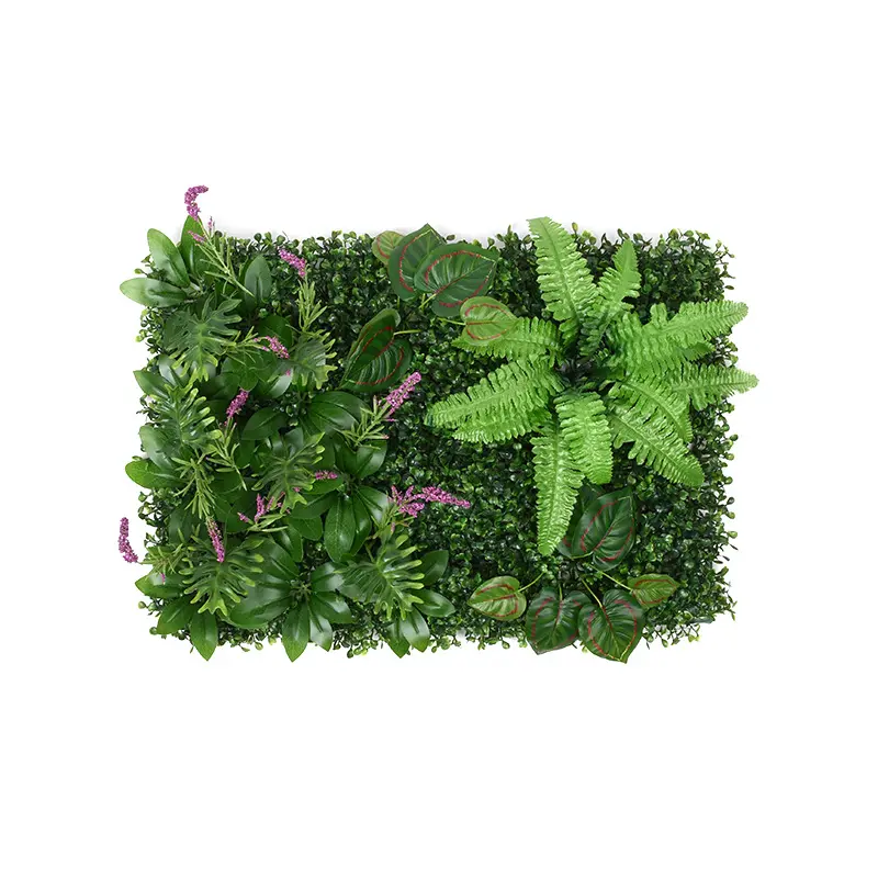 Custom UV protection artificial ivy roll vine leaf plants wall hanging privacy fence grass wall outdoor decorative garden