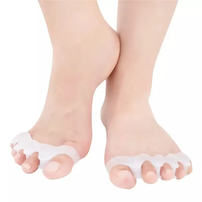 Soin quotidien des pieds GEL doux élastique correcteur d'oignon séparateur d'orteils pour se chevaucher Support d'oignon d'orteils
