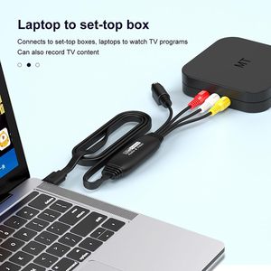 USB 2.0 VHS至数字转换器RCA至USB视频和音频采集卡Hi8 DVD录像机4k分辨率数字录像机交流接口 - Product Image 6
