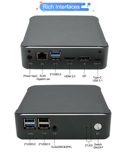 Cyber güç PC Bilgisayar 4K Mini oyun bilgisayarı çekirdek I7 8565U Intel yonga seti DDR4 RAM çift ekran ile tip C yeni abd/ab fişler - Product Image 3