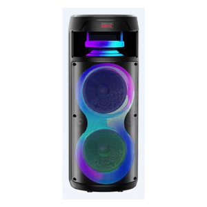 Yüksek kaliteli çift 8 inç taşınabilir Karaoke LED ışık parti hoparlör yeni ürün cep telefonları ile uyumlu Bluetooth Mini boyutu - Product Image 1