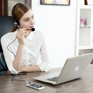 No.1 Sale <strong>Computer</strong> Call Center <strong>USB</strong> Headset with Microphone&amp;Volume <strong>Control</strong> - Product Image 5