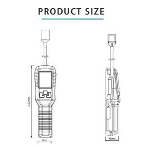Dispositivo de detección de fugas de gas para tuberías de petróleo y gas detector de fugas de gas metano - Product Image 5