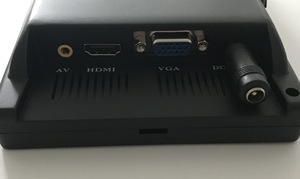 7&quot; Mini Small TV Support Remote Control 1024*600 Resolution Digital Monitor With VGA/AV/HD MI <strong>Video</strong> <strong>Input</strong> for PC <strong>LCD</strong> Screen