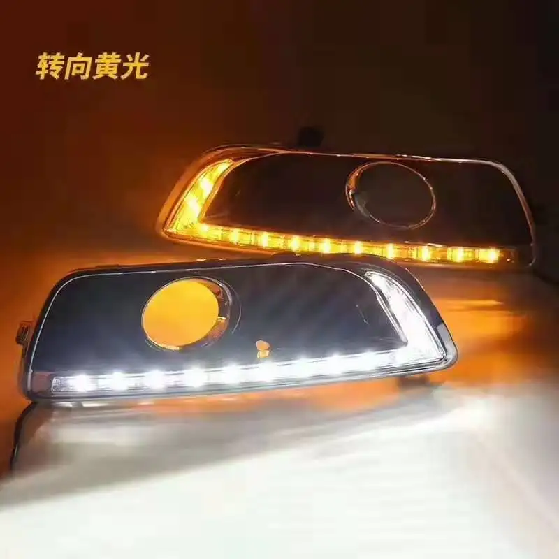 HGD Lampu Kabut Sinyal Belok Kuning, Lampu Kabut LED untuk Chevrolet Chevy Malibu 2012 2013 2014 2015