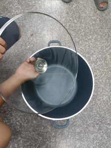 Order Directly Cheap 40cm Cooking <strong>Pot</strong> 6PCS Nonstick Coating Cookware Aluminium Big <strong>Size</strong> Soup <strong>Pot</strong> Set With Glass Lid for Cooking - Product Image 2