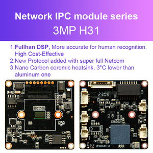 3MP Fullhan CMOS Sensor IPC-Board-Kamera modul Full HD