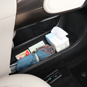 Araba merkezi kontrol alt saklama kutusu akıllı #1 aksesuarları için TPE merkezi kontrol saklama kutusu oto dış aksesuarları - Product Image 4