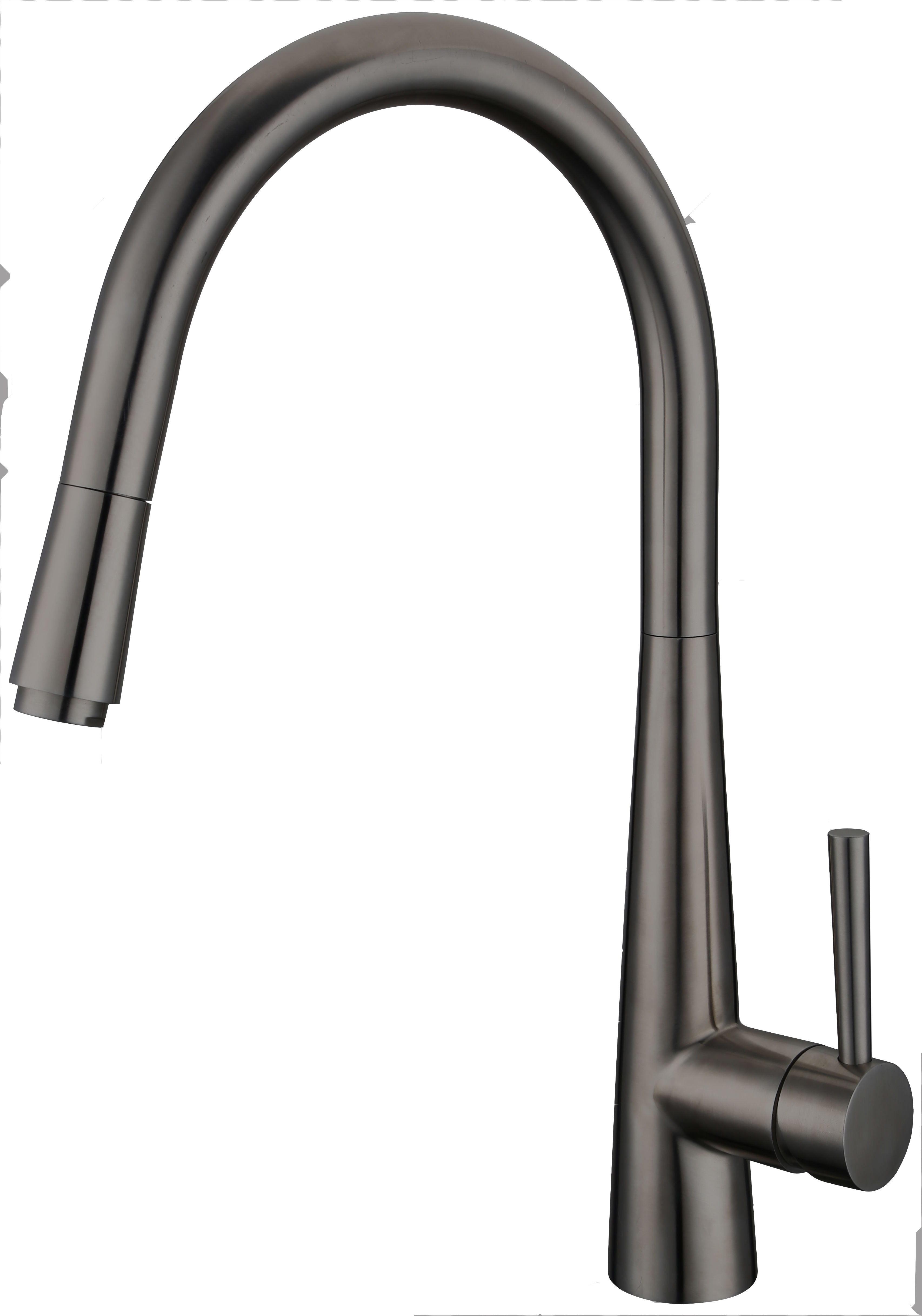 Pistola de metal cepillado