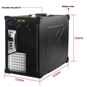 Neu kommende 17,3-Zoll-Bildschirm <span class=keywords><strong>LCD</strong></span>-<span class=keywords><strong>Display</strong></span> Industrial Server Portable <span class=keywords><strong>Computer</strong></span> Case