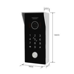 Sistema de intercomunicación para el hogar, sistema de desbloqueo de código de acceso con tarjeta, timbre de puerta, cámara de vídeo, 1080p, 10 pulgadas - Product Image 4